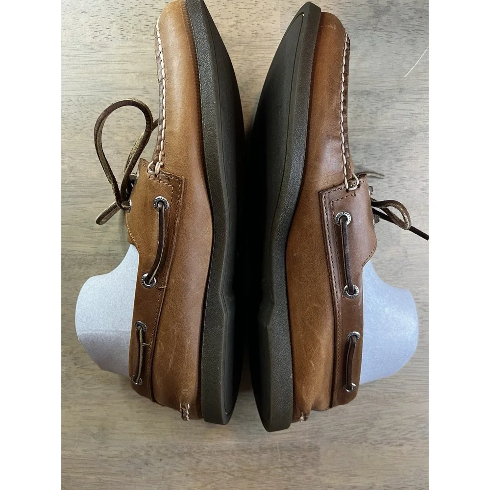 Sperry Topsider Authentic Original US Size 12 Sahara Boat Shoes Men's Leather